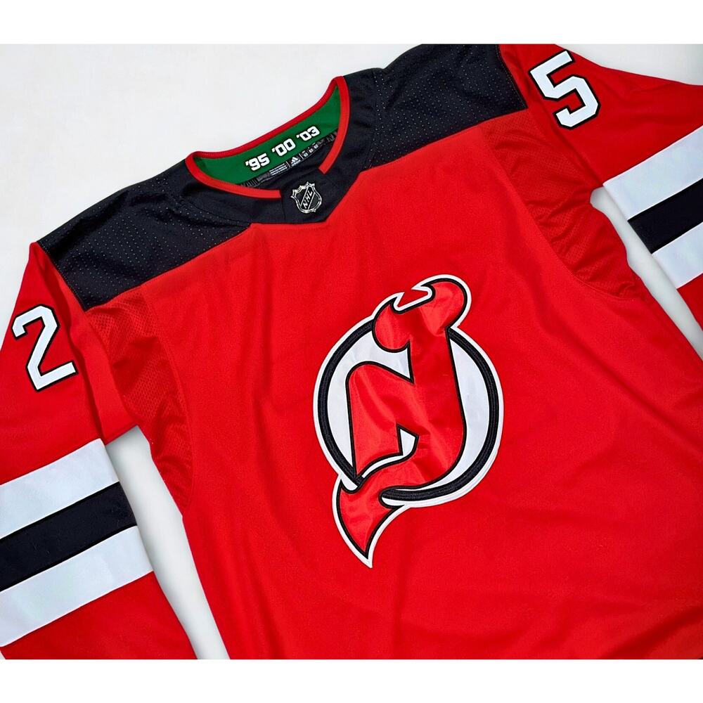 New Jersey Devils Jacob Markstrom #25 Adidas Authentic Jersey Sz 60 3XL NWOT - Picture 4 of 12